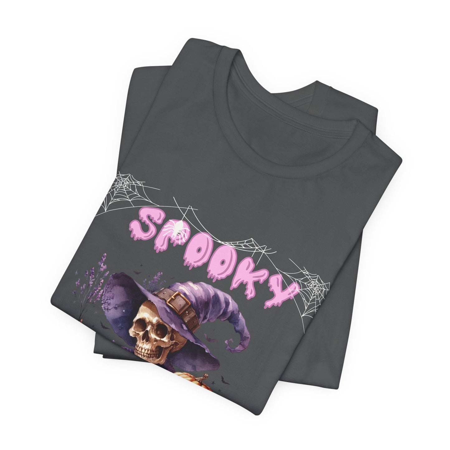 Spooky Skeleton Halloween Tee, Unisex Halloween Shirt, Trick or Treat Apparel, Fall Festivity Clothing, October Celebration Top