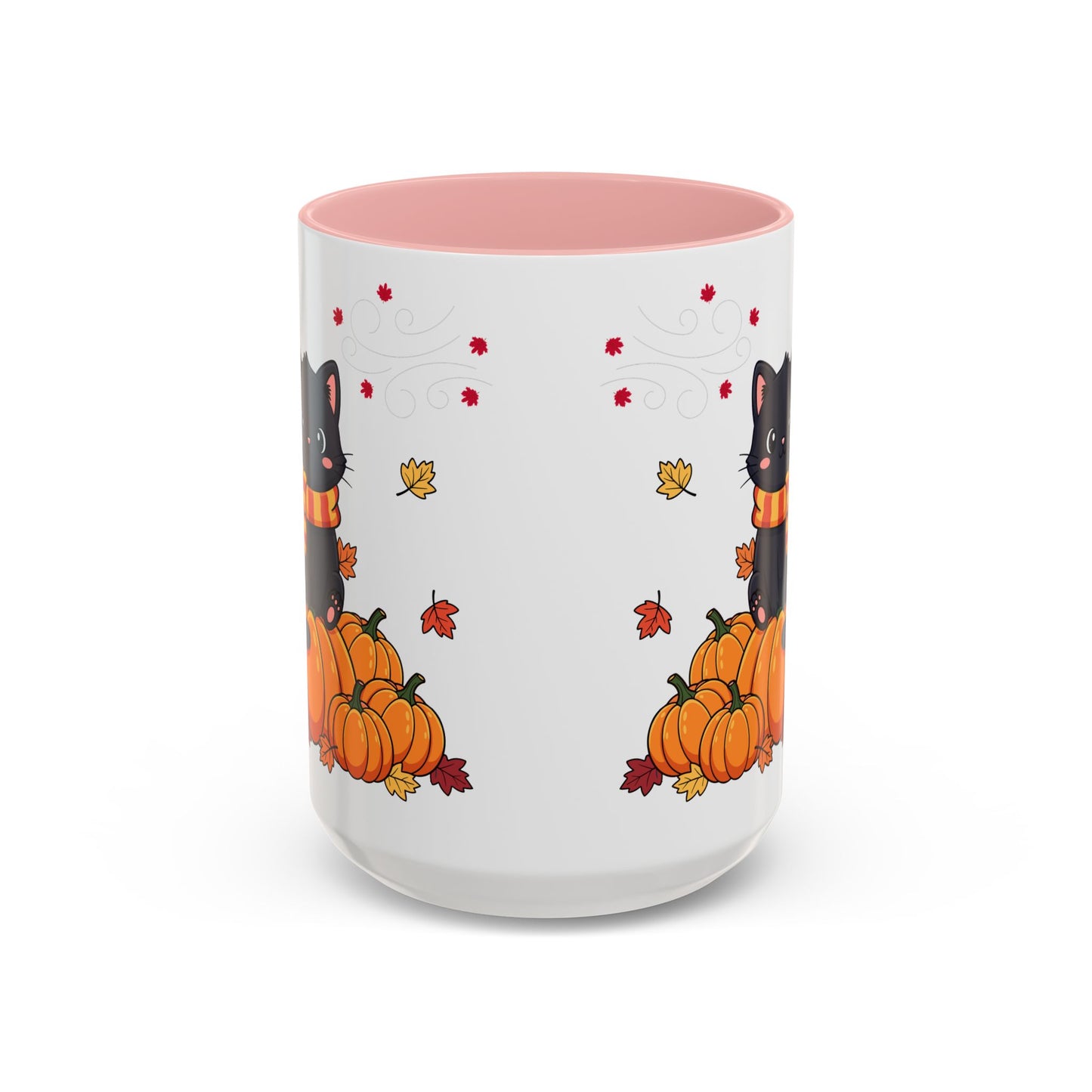 Adorable Pumpkin Cat Coffee Mug