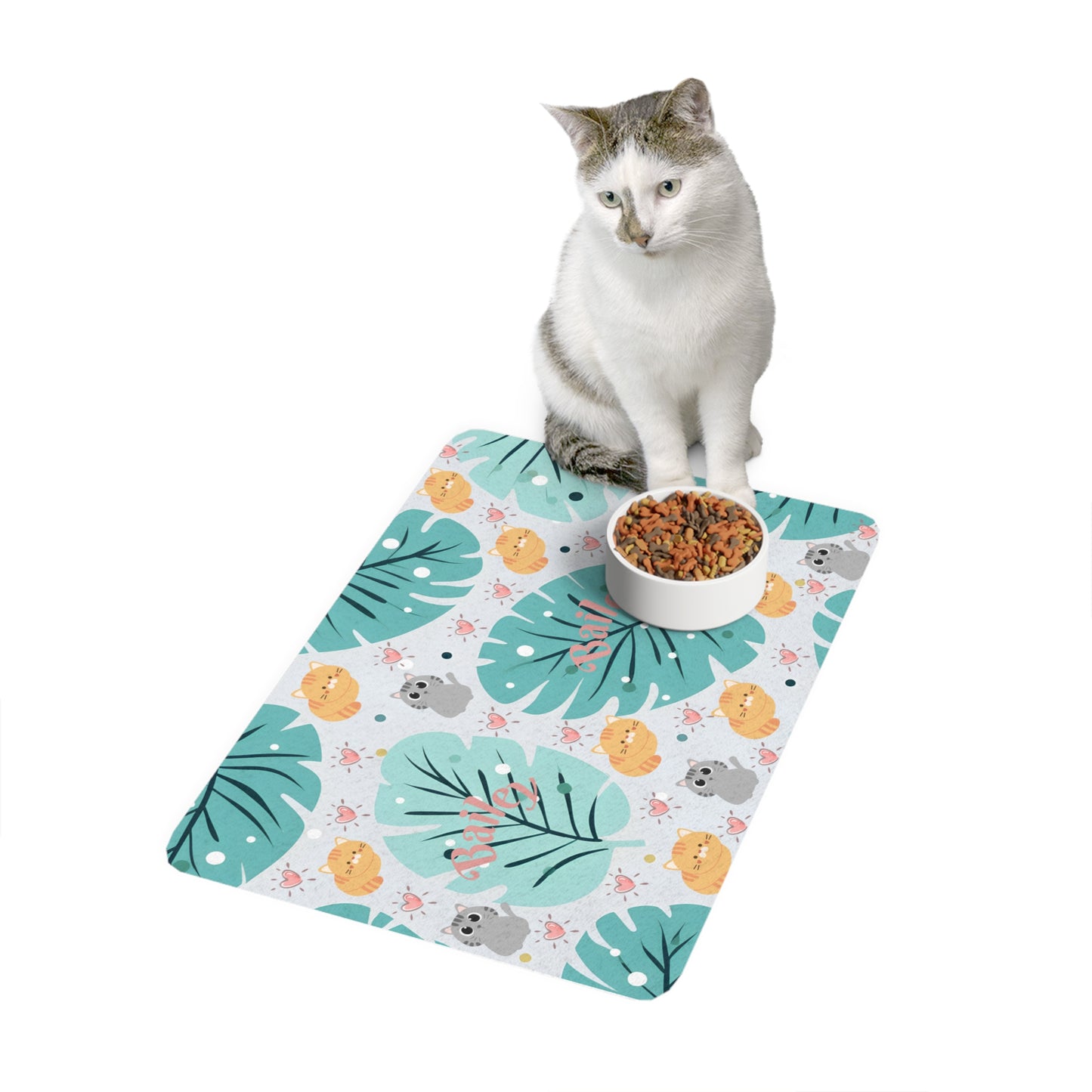 Tropical Cat & Dog Pet Food Mat (12x18)