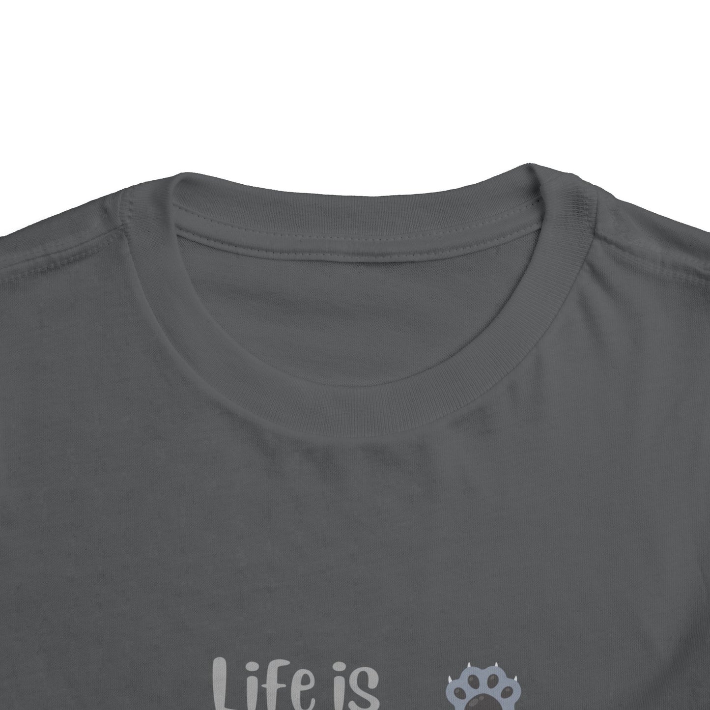 Toddler Cat-Themed Tee - 'Life is Better with a Cat', Kids T-Shirt, Animal Lover Gift, Cute Toddler Outfit, Cat Enthusiast Apparel, [...]