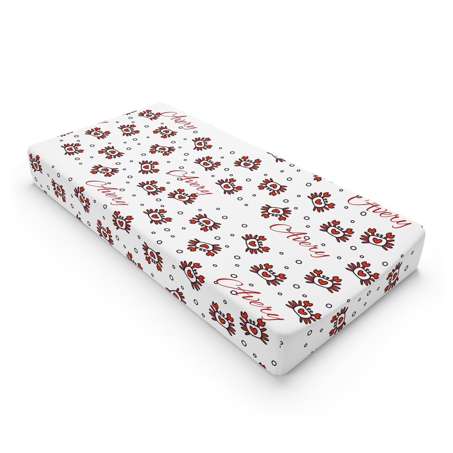 Floral Merry Baby Changing Pad Cover