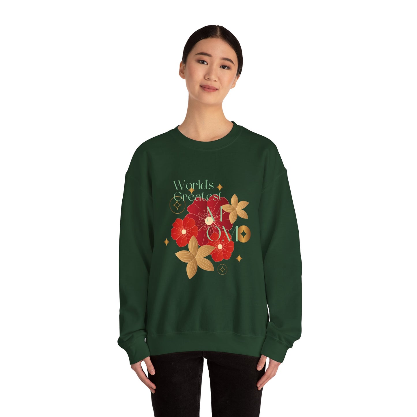 Floral Art Sweatshirt - Cozy Unisex Crewneck for All Occasions, Perfect Gift for Nature Lovers, Spring Vibes, Floral Aesthetic, [...]
