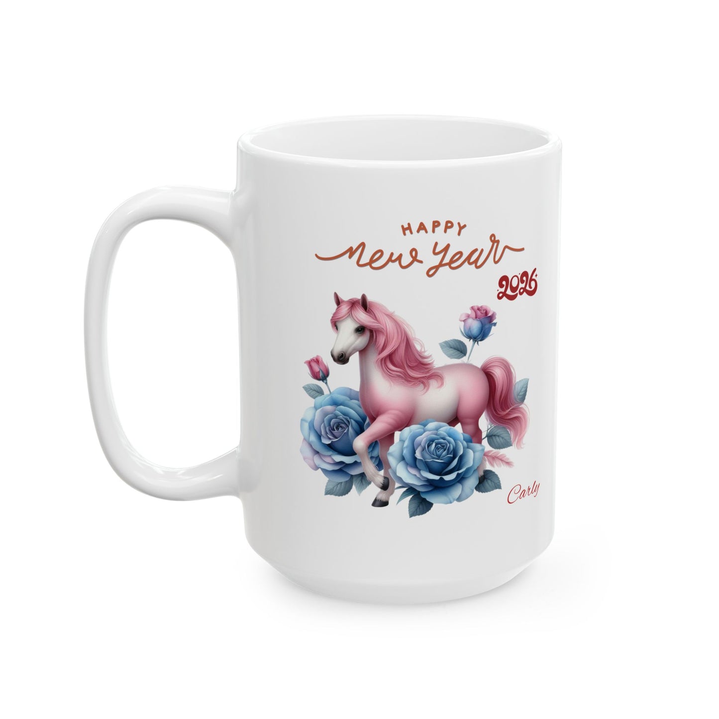 Unicorn Floral Ceramic Mug — 'Make Your Own Magic' 11oz & 15oz