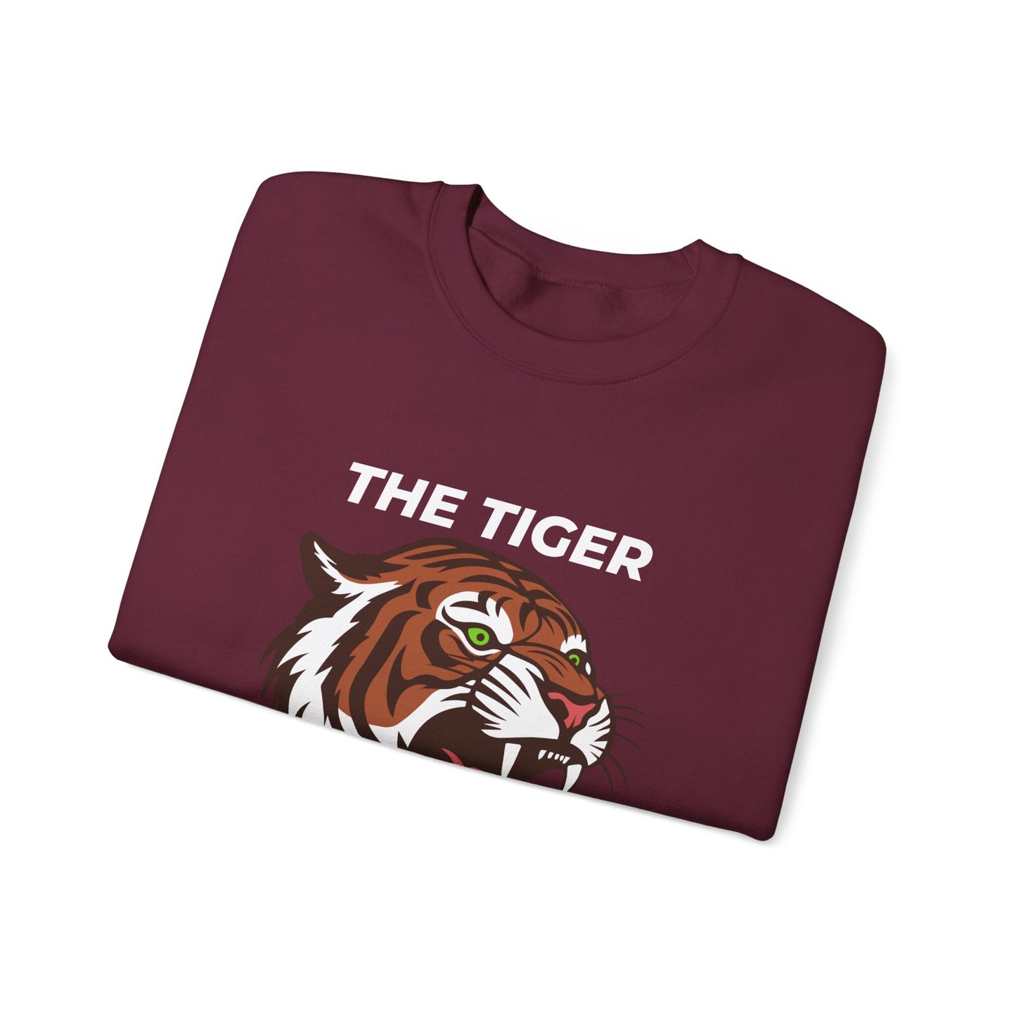Fierce Tiger Sweatshirt - Unisex Heavy Blend™ Crewneck, Cozy Tiger Graphic, Perfect for Lounging, Gift for Nature Lovers, Casual [...]