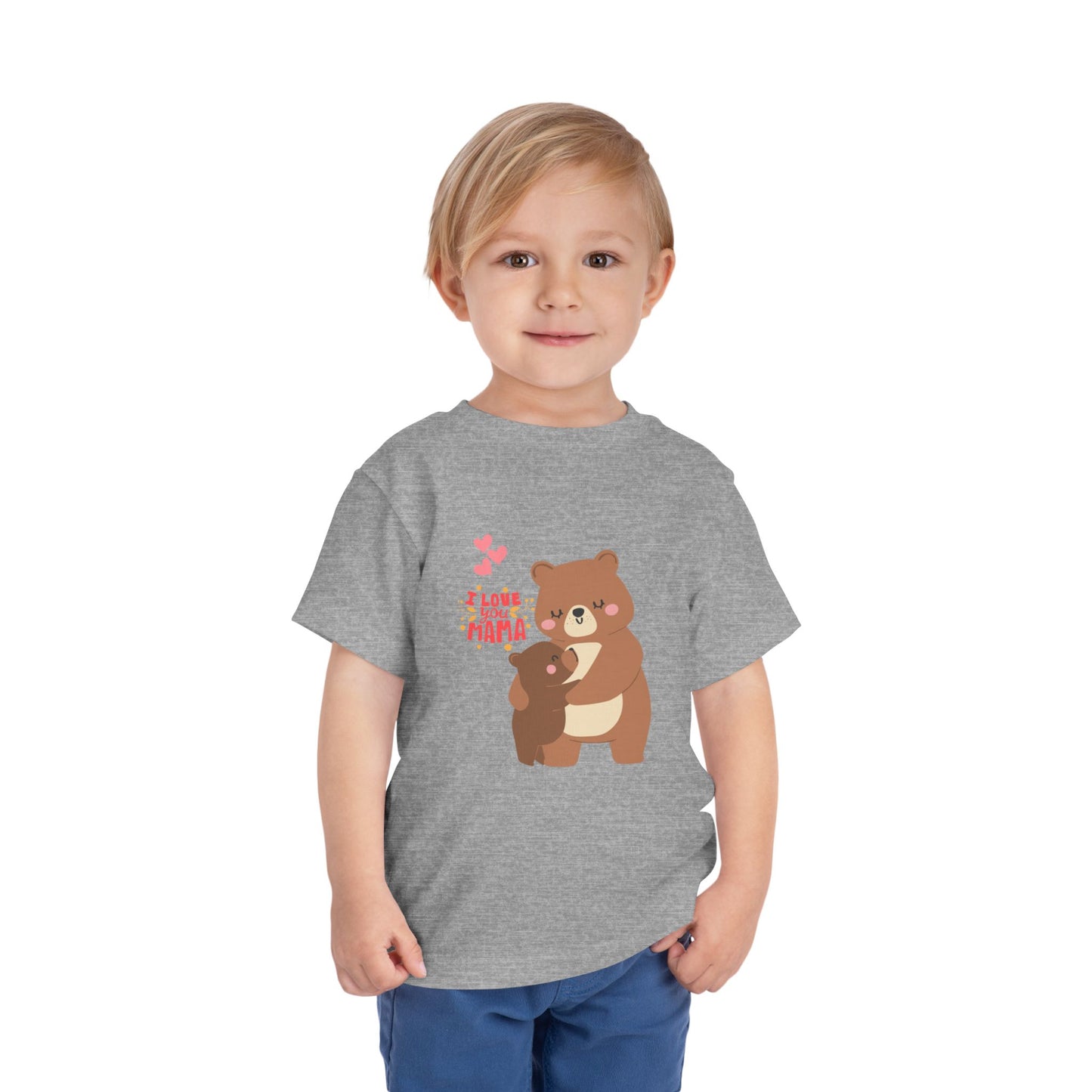 Bear Hug Toddler Tee - Cute, Soft, Comfortable, Perfect for Gifts, Playdates, Family Events, and Summer Celebrations