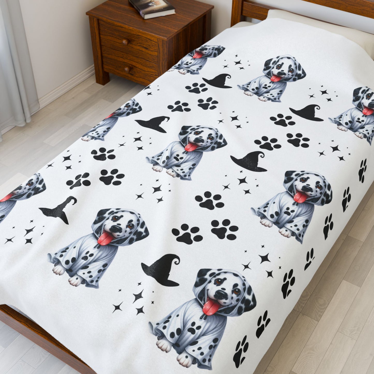 Cozy Dalmatian Print Throw Blanket - Perfect for Pet Lovers, Home Decor, Gift for Dog Owners, Snuggle Up, Fall Decor