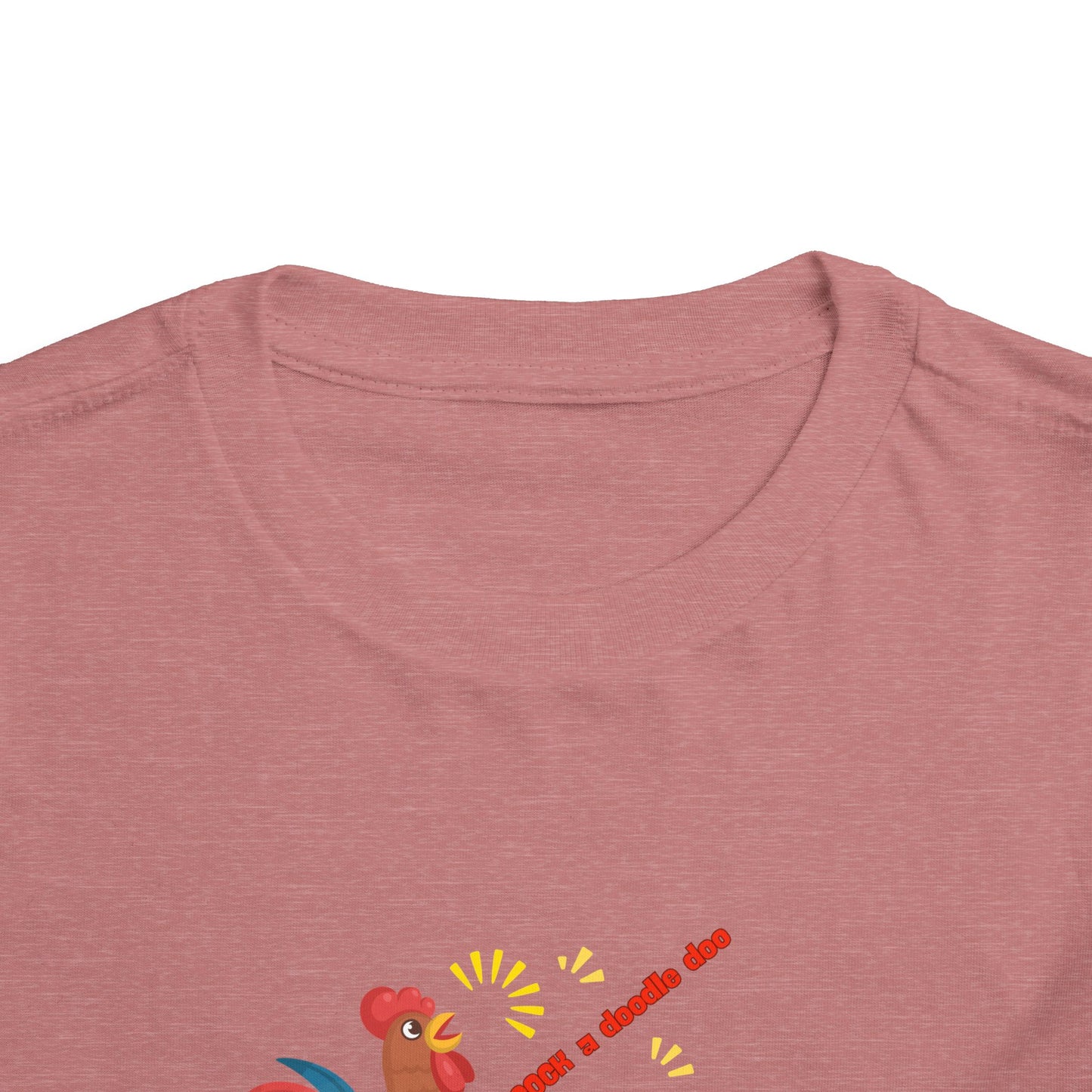 Rooster & Tractor Toddler Tee - Farm Animal Shirt, Cute Toddler Outfit, Birthday Gift, Kids Apparel, Farm Themed Clothing