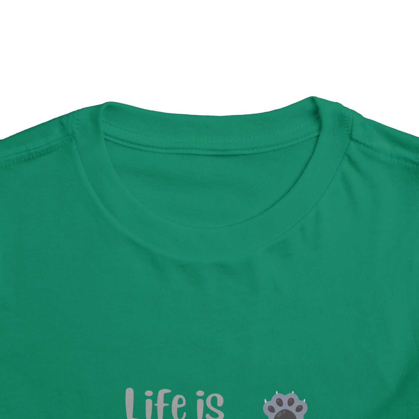 Toddler Cat-Themed Tee - 'Life is Better with a Cat', Kids T-Shirt, Animal Lover Gift, Cute Toddler Outfit, Cat Enthusiast Apparel, [...]