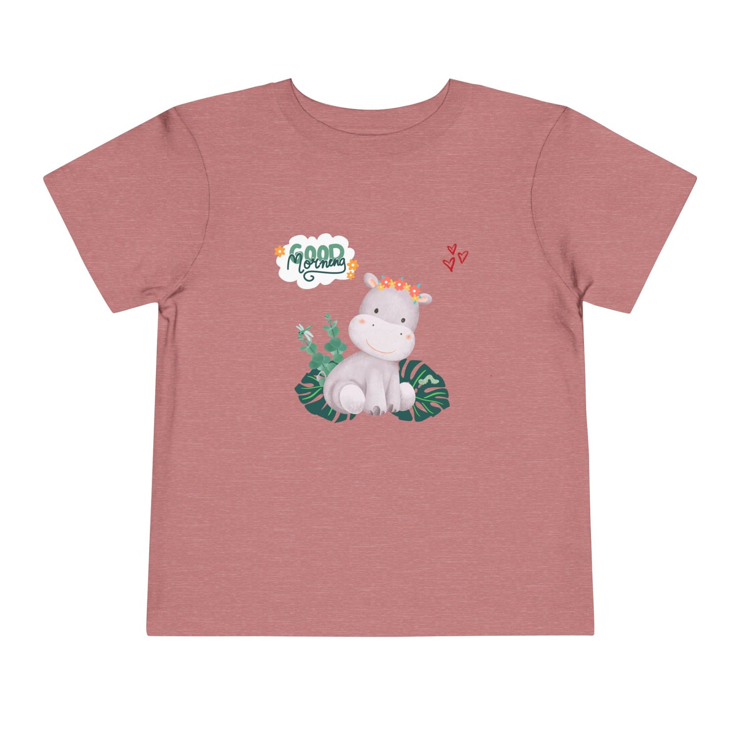 Toddler Short Sleeve Tee with Cute Hippo Design, Fun Kids Tee, Playful Toddler Clothing, Good Vibes T-Shirt, Gift for Little Ones, [...]