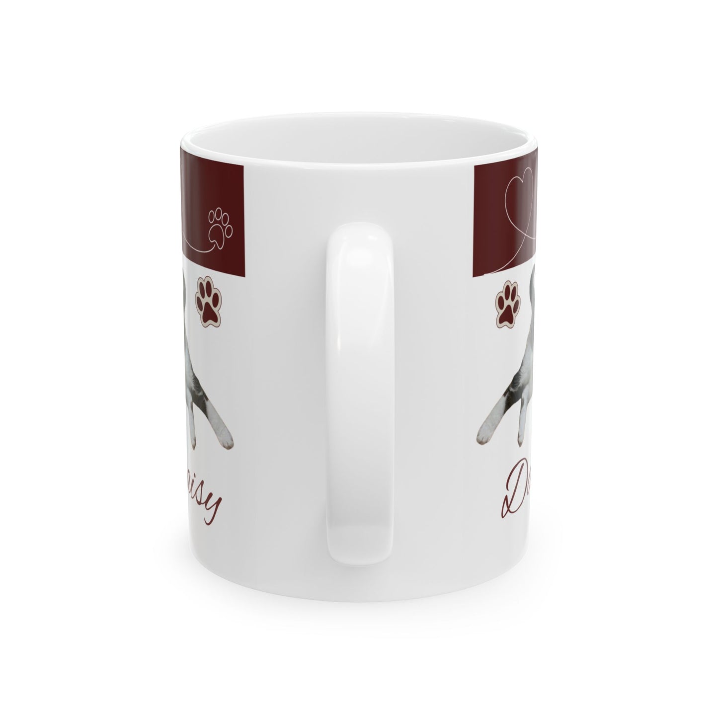 Have a Nice Day Cat Mug — Cute Paw Print Ceramic Coffee Cup (11oz/15oz)