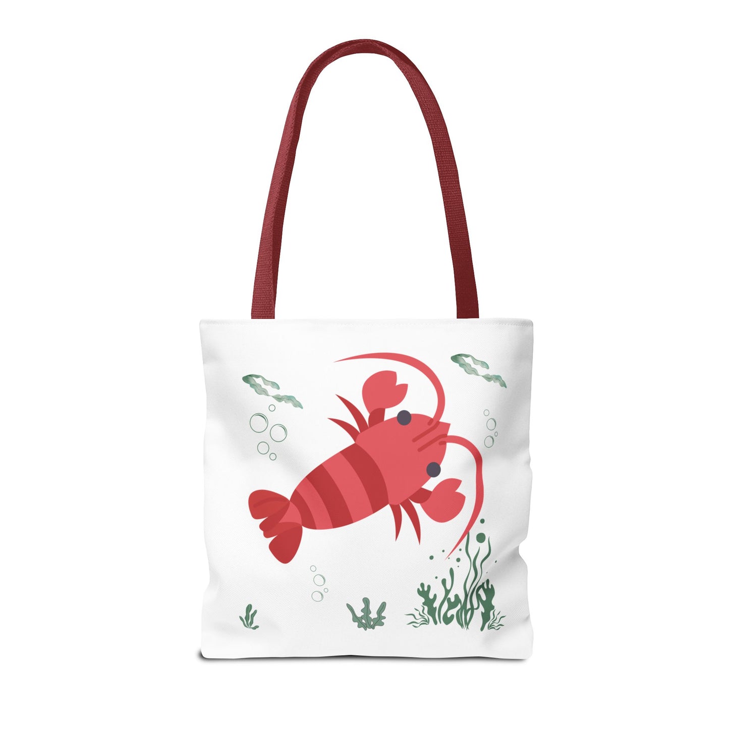 Red crayfish in an aquatic environment Tote Bag