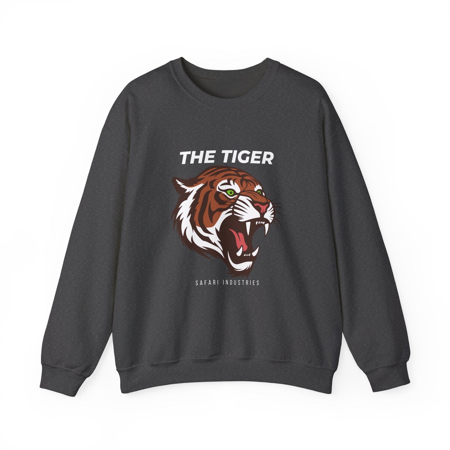 Fierce Tiger Sweatshirt - Unisex Heavy Blend™ Crewneck, Cozy Tiger Graphic, Perfect for Lounging, Gift for Nature Lovers, Casual [...]