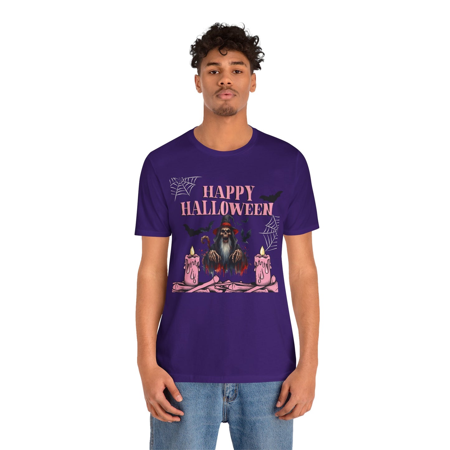 Happy Halloween Unisex T-Shirt | Spooky Seasonal Tee, Halloween Apparel, Ghostly Gifts, Casual Wear, October Celebration Shirt