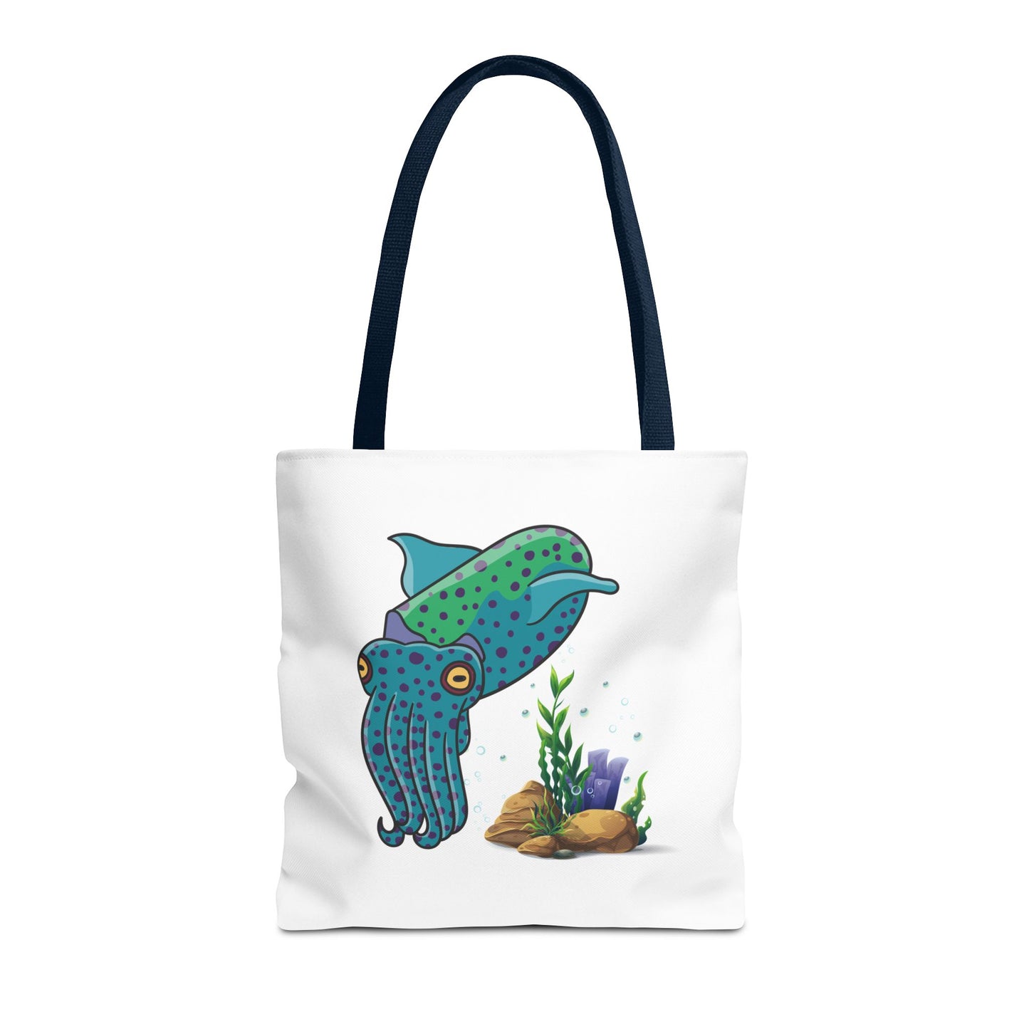 Cute with marine habitat coral and bubbles Tote Bag
