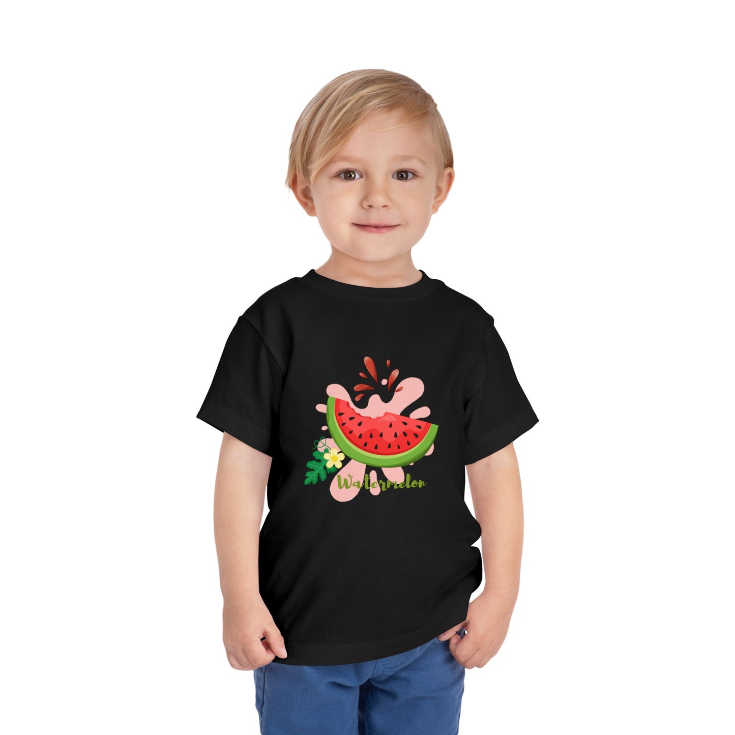 Watermelon Splash Toddler Tee, Summer Shirt, Kids T-Shirt, Cute Toddler Outfit, Fun Playwear, Birthday Gift
