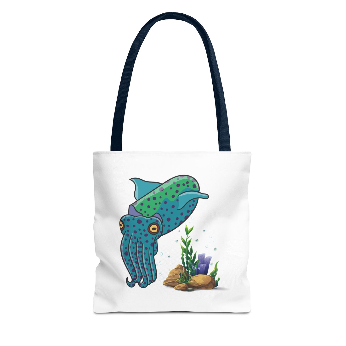 Cute with marine habitat coral and bubbles Tote Bag