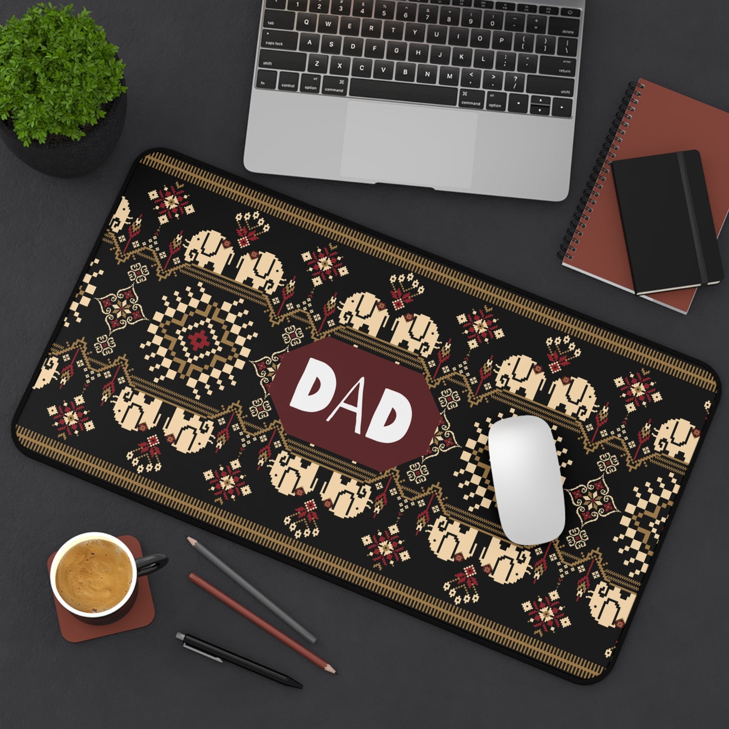 Stylish Dad Desk Mat with Elegant Pattern