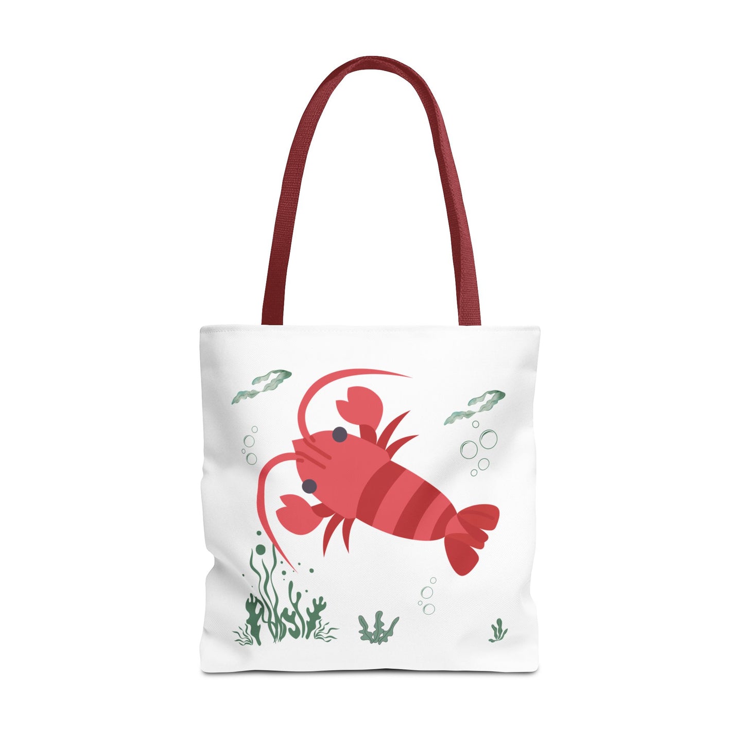 Red crayfish in an aquatic environment Tote Bag