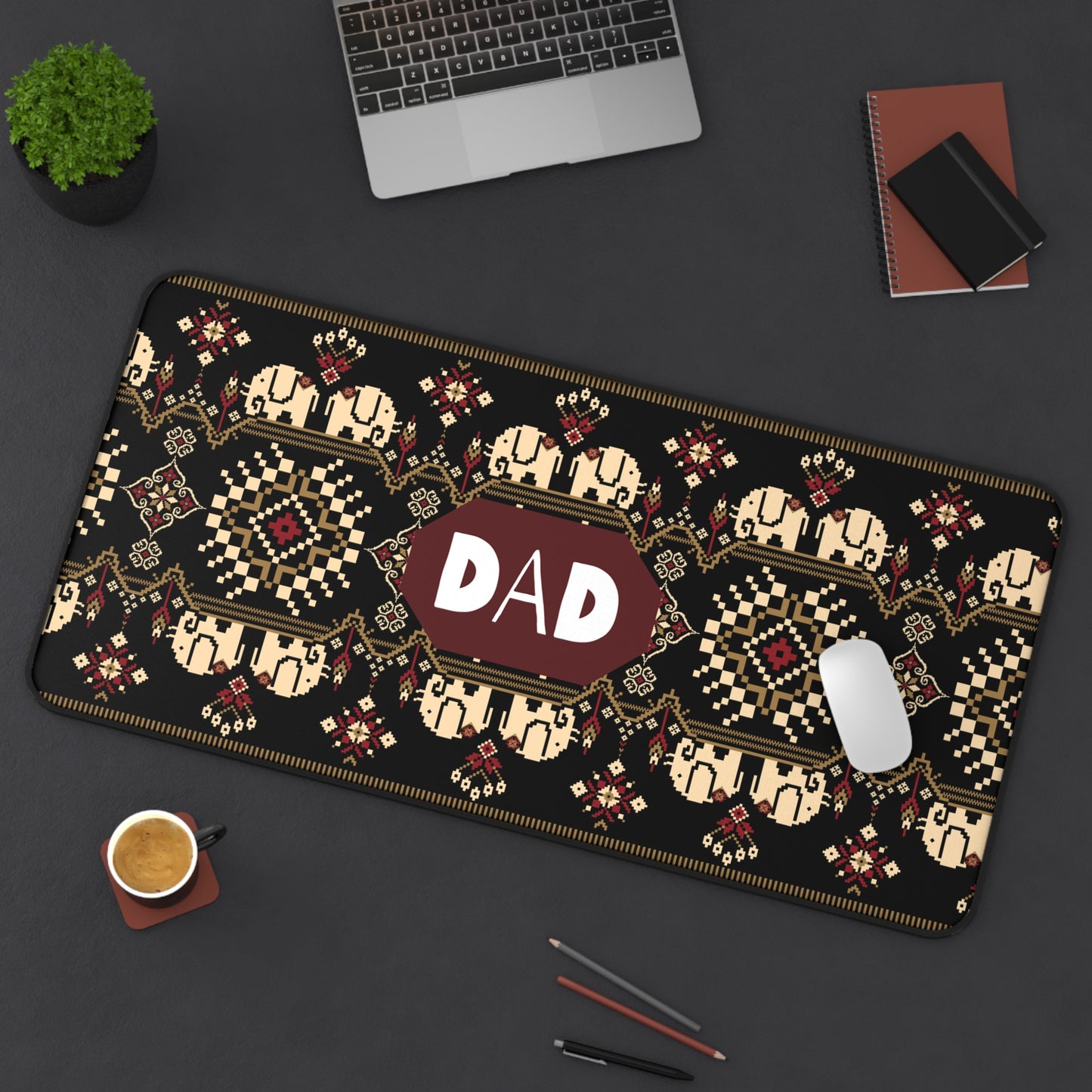 Stylish Dad Desk Mat with Elegant Pattern
