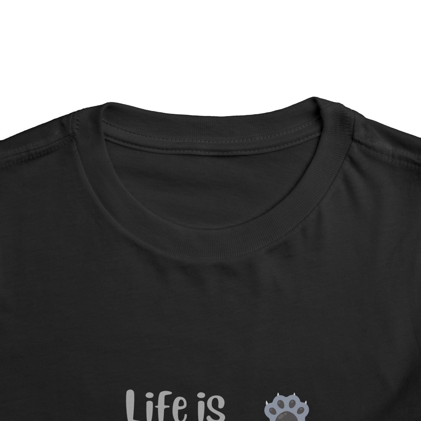 Toddler Cat-Themed Tee - 'Life is Better with a Cat', Kids T-Shirt, Animal Lover Gift, Cute Toddler Outfit, Cat Enthusiast Apparel, [...]