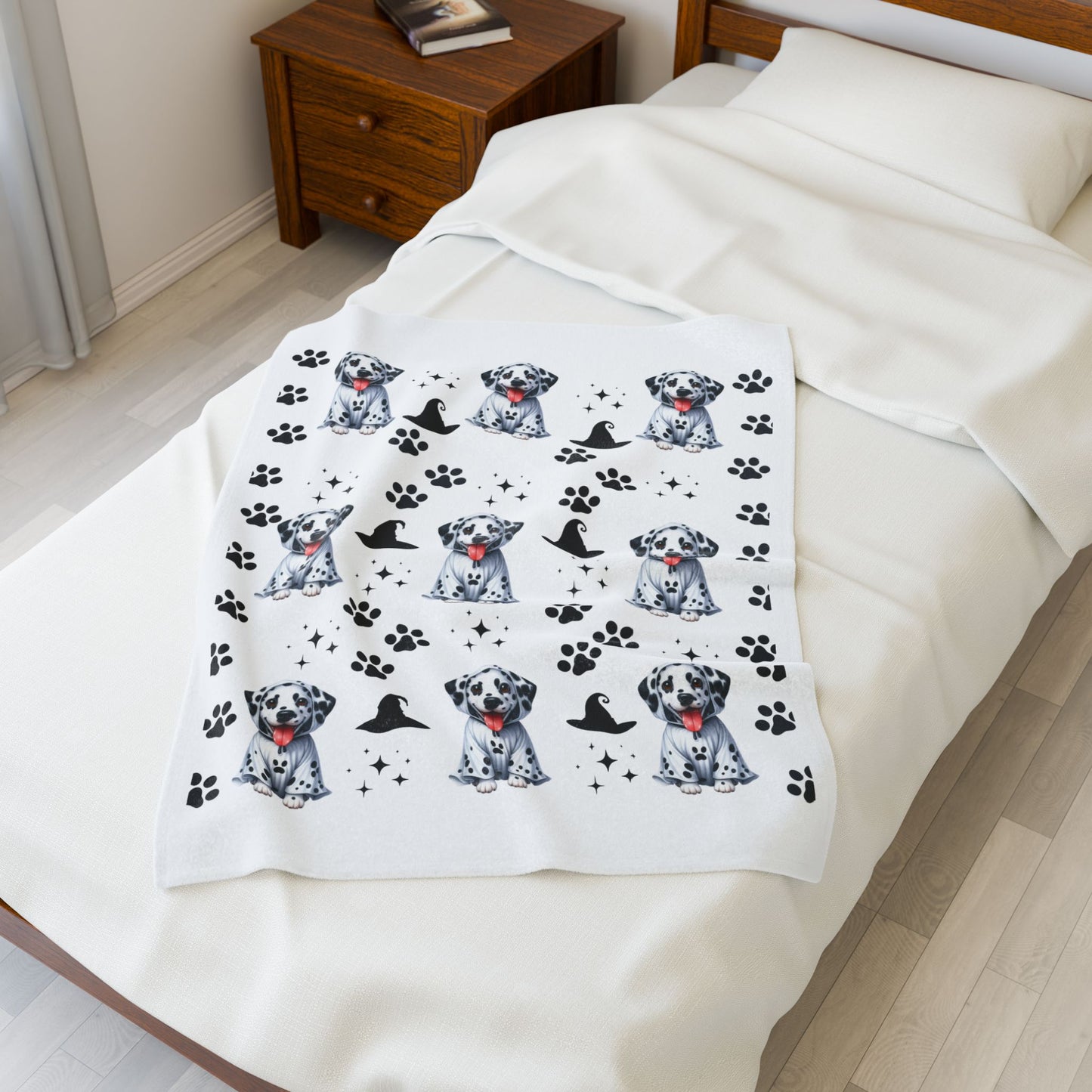 Cozy Dalmatian Print Throw Blanket - Perfect for Pet Lovers, Home Decor, Gift for Dog Owners, Snuggle Up, Fall Decor