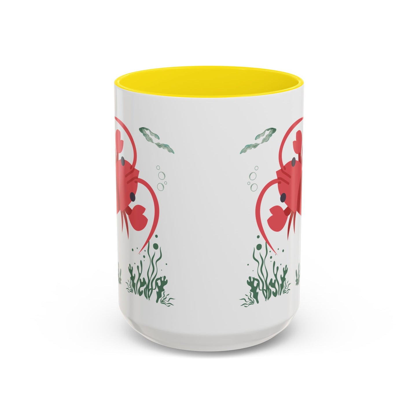 Red crayfish in an aquatic environment Coffee Mug
