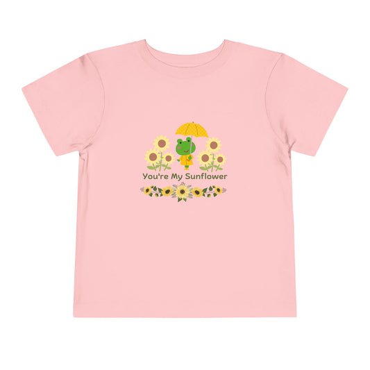 Toddler Sunflower Tee - You're My Sunflower, Cute Kids Shirt, Spring Outfit, Birthday Gift, Nature Lover, Baby Shower Gift