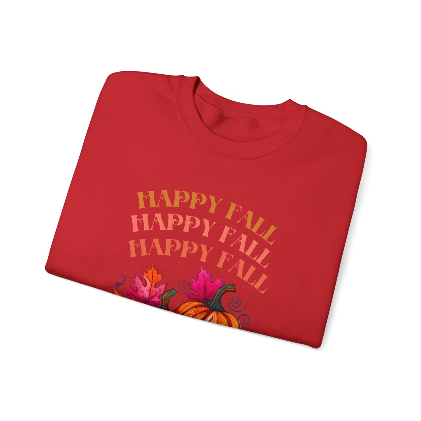 Fall Vibes Crewneck Sweatshirt, Cozy Autumn Apparel, Seasonal Gift for Thanksgiving, Pumpkin Sweater, Unisex Fall Fashion