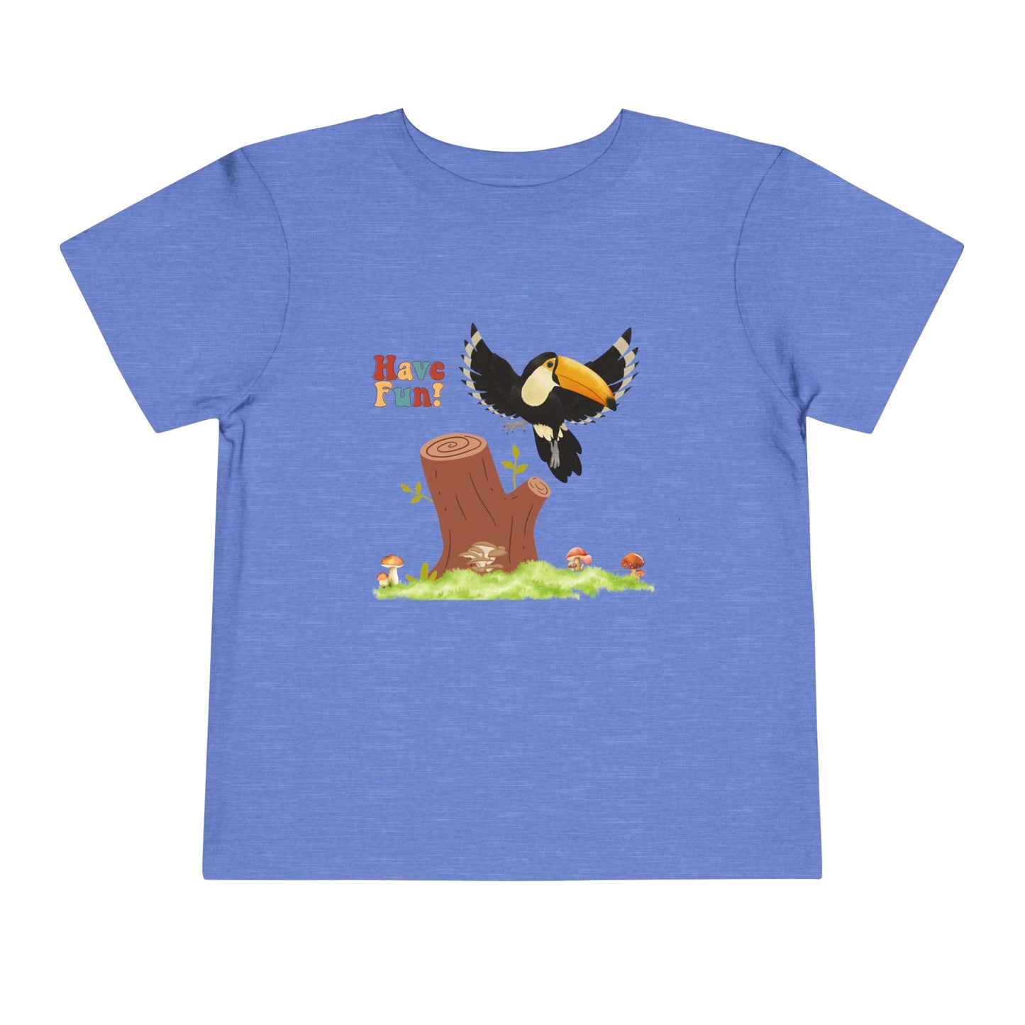 Toddler Short Sleeve Tee - "Have Fun!" Cute and Playful Tee for Kids, Toddler Gift, Summer Outfit, Birthday, Outdoor Adventures