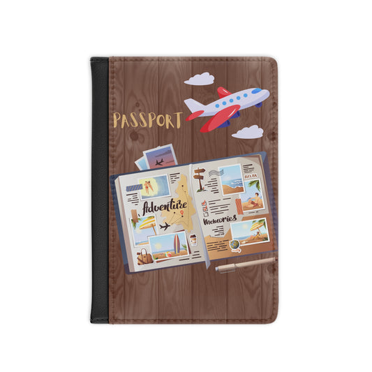 Passport Cover - Travel Journal Design (Adventure & Memories)