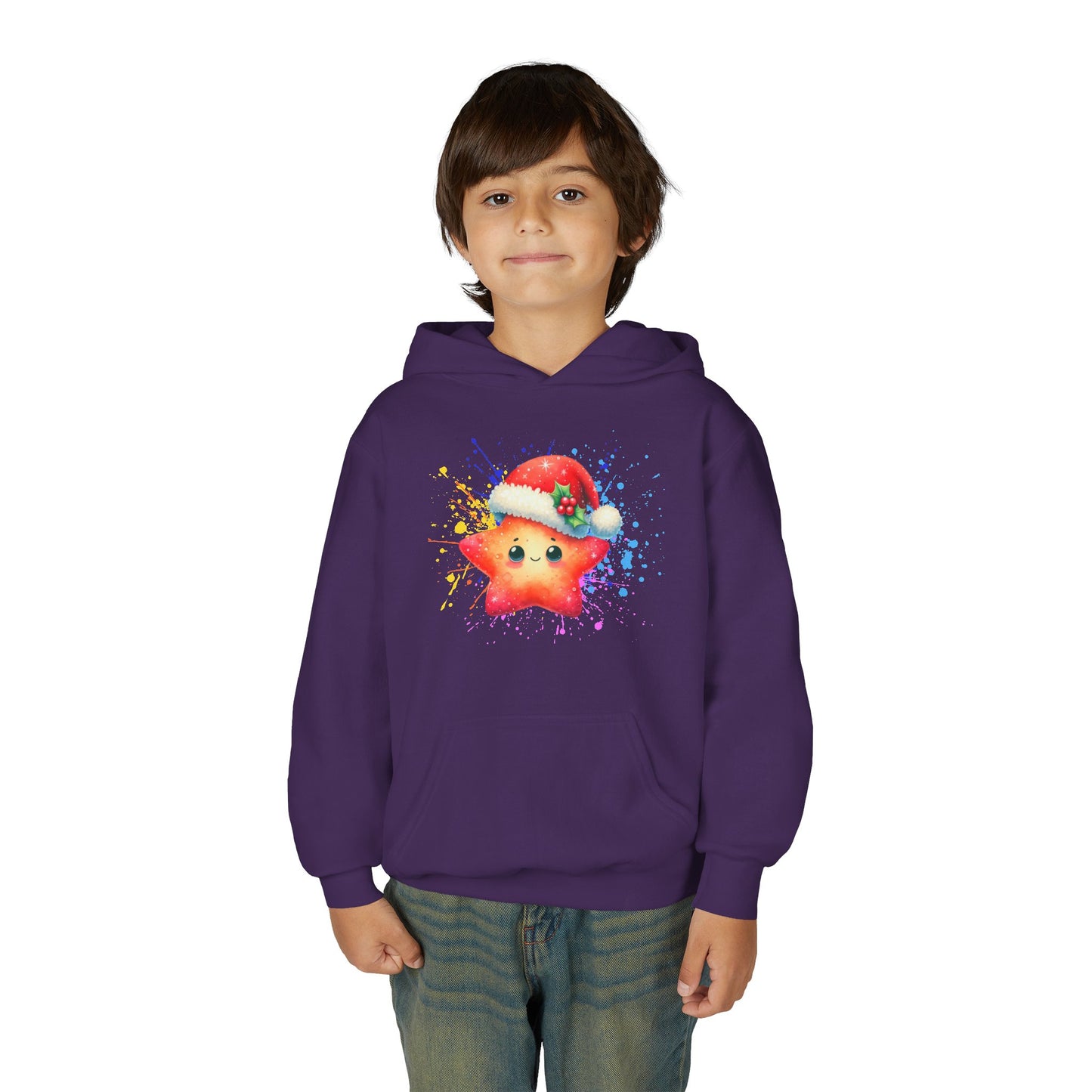 Cute Holiday Star Hoodie for Kids