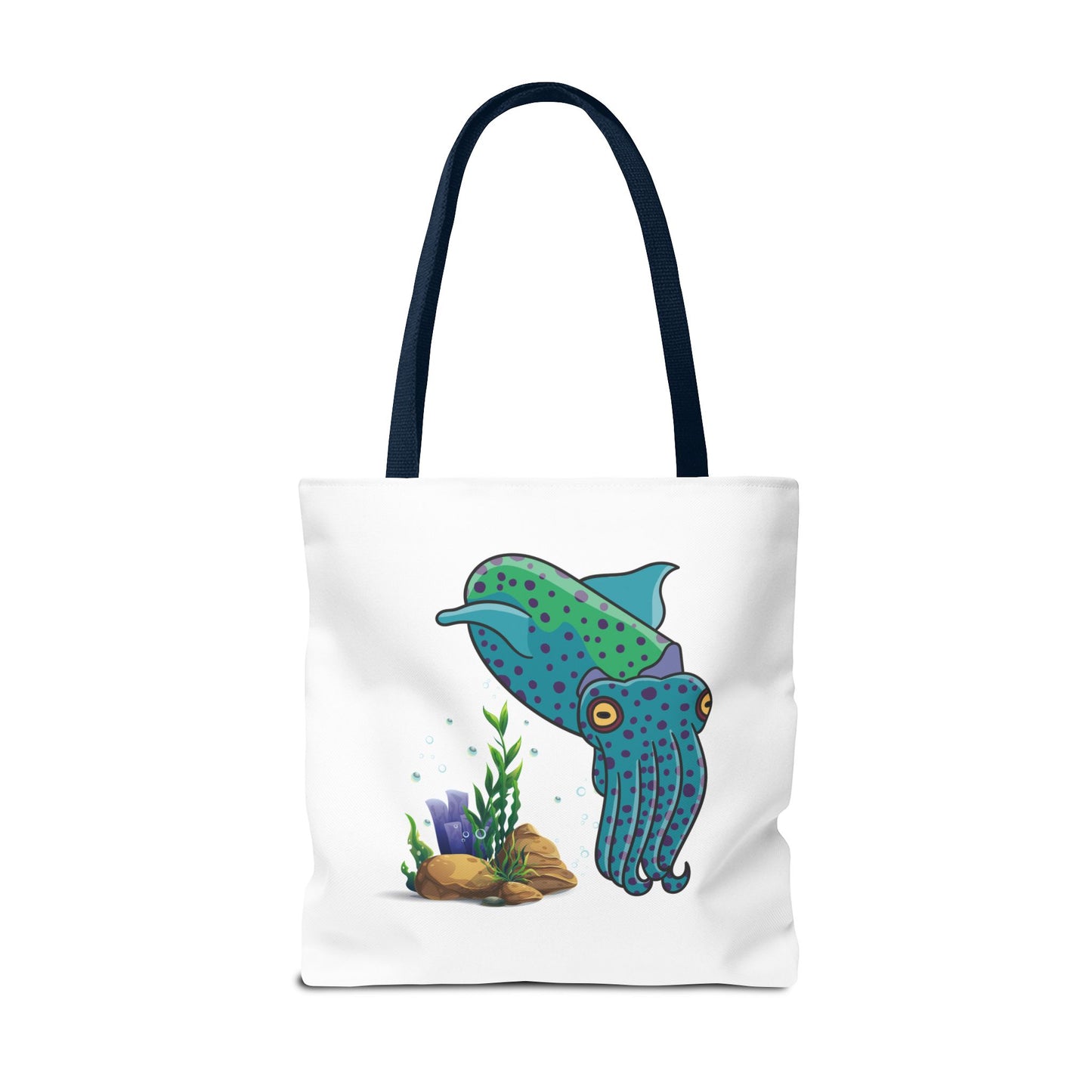 Cute with marine habitat coral and bubbles Tote Bag