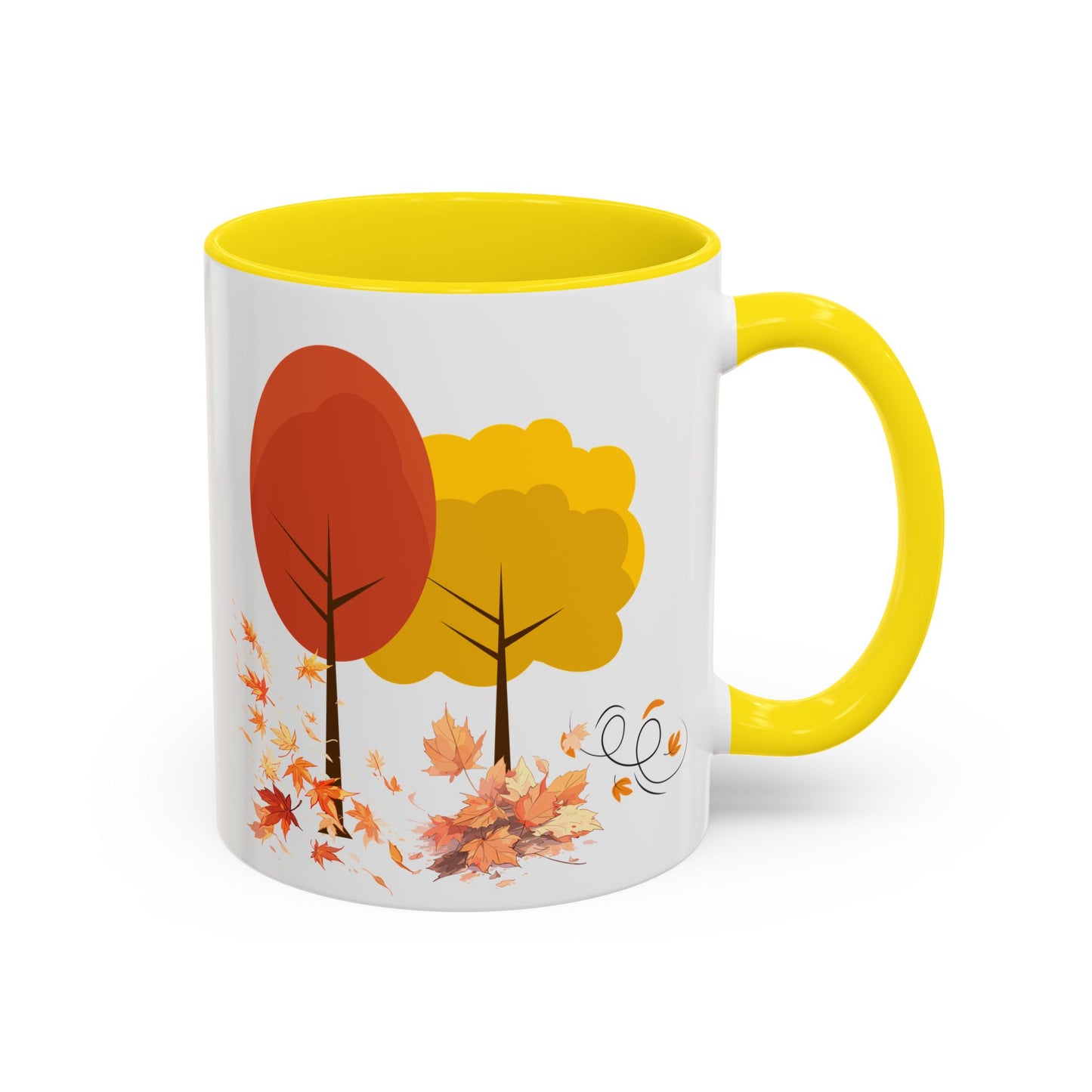 Autumn Leaves Coffee Mug - Cozy Seasonal Drinkware