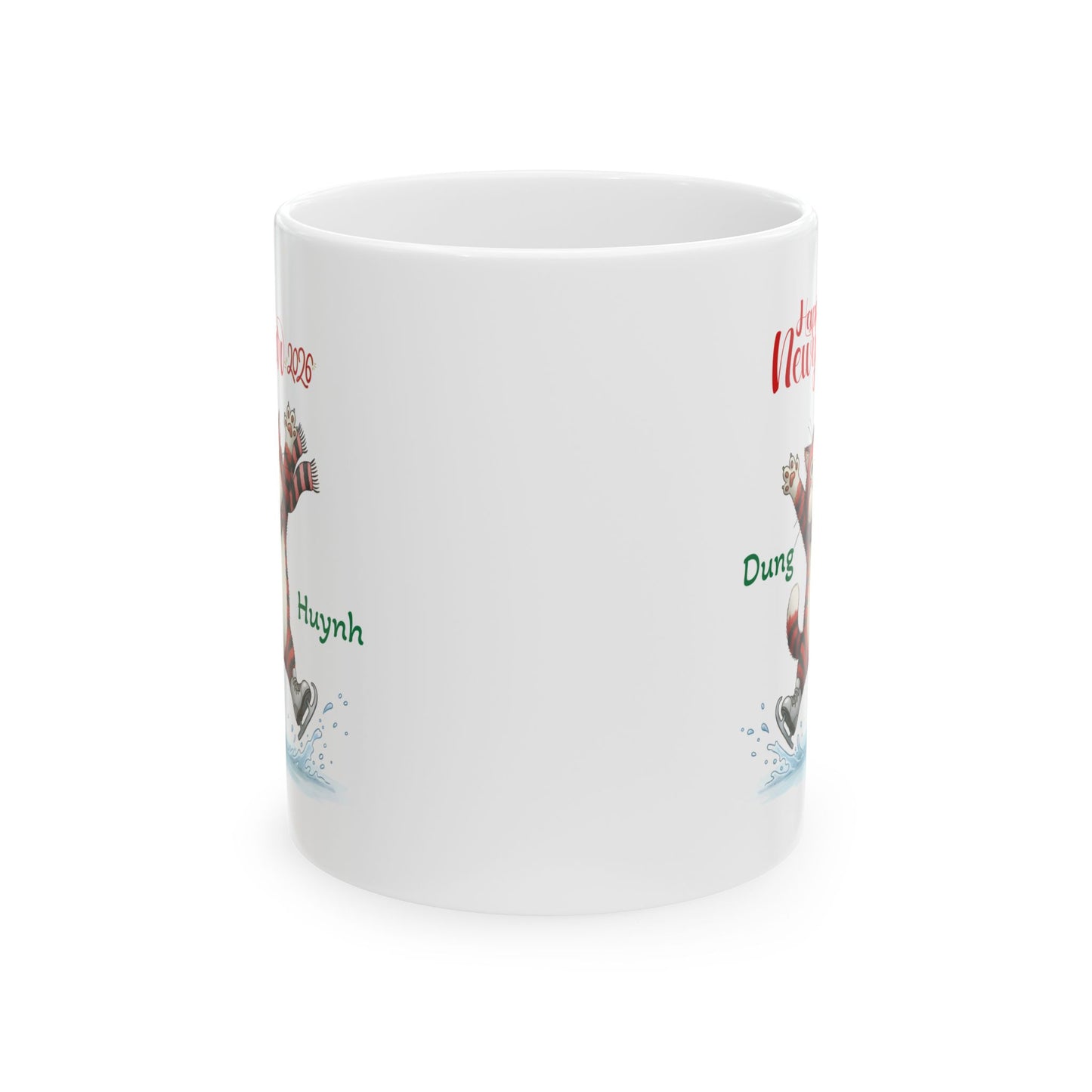 Personalized Water Polo Player Ceramic Mug — Custom Name Team Sports Coffee Cup (11oz, 15oz)