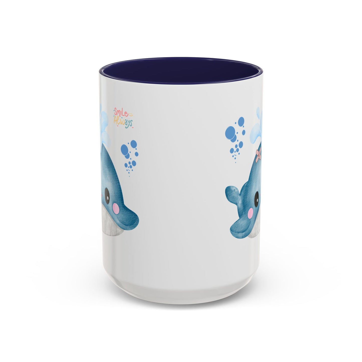 Whale with a bandage and bubble Coffee Mug
