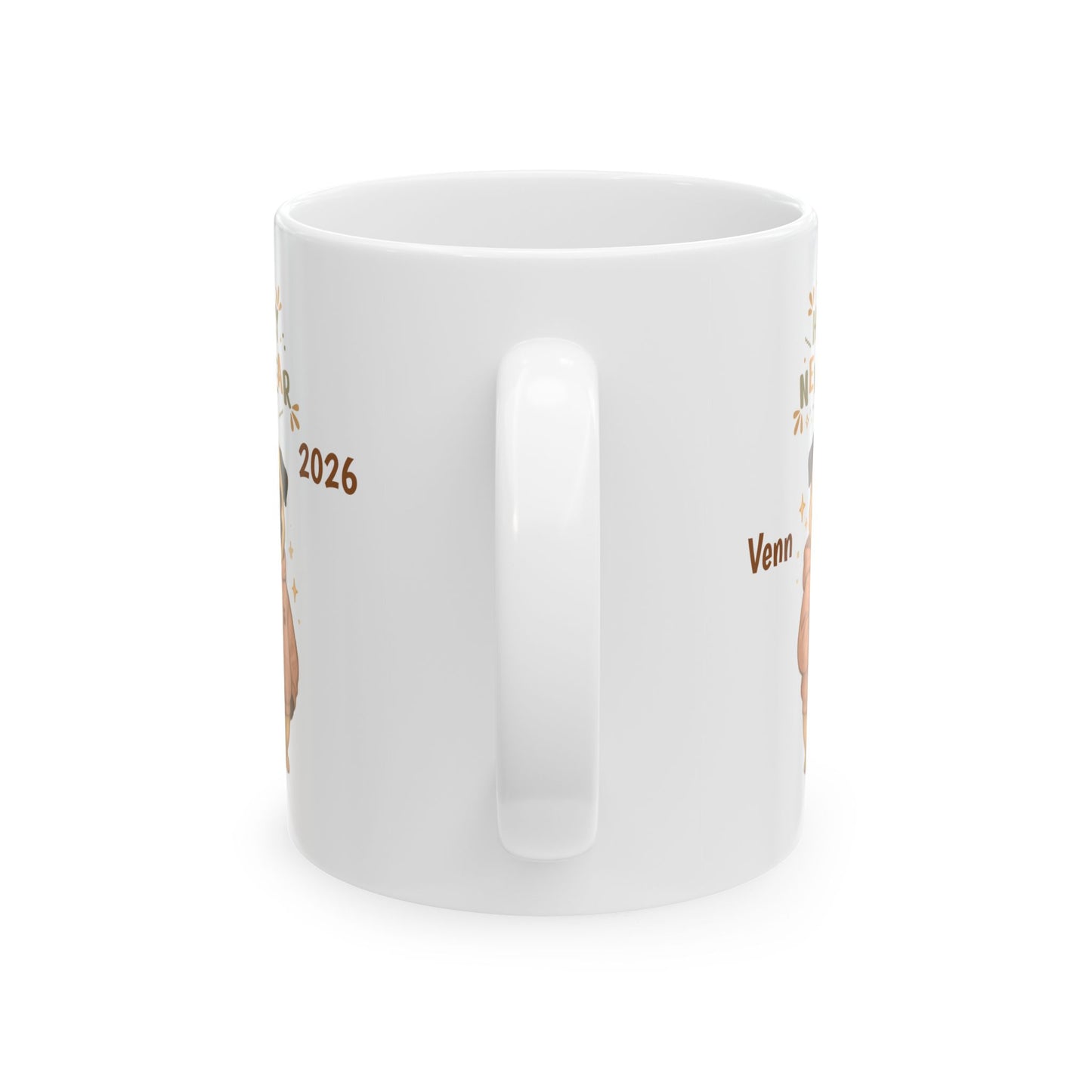 Graduation Photo Mug — Custom Name & Year 2026 Ceramic Coffee Cup (11oz, 15oz)