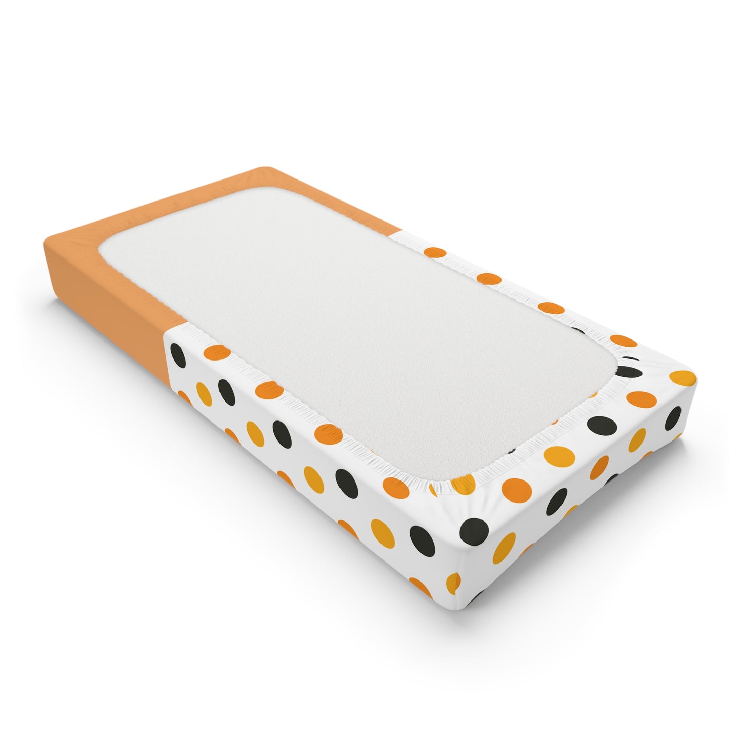 Cute Owl Polka Baby Changing Pad Cover — Personalized 'Hattie' Floral Nursery