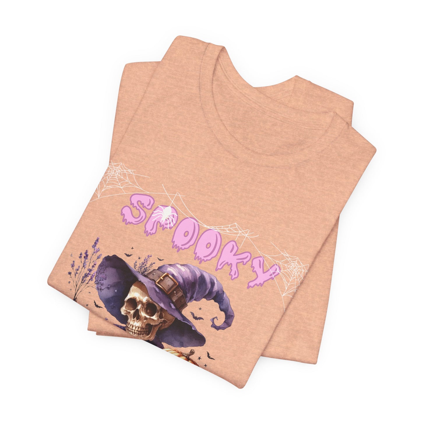 Spooky Skeleton Halloween Tee, Unisex Halloween Shirt, Trick or Treat Apparel, Fall Festivity Clothing, October Celebration Top