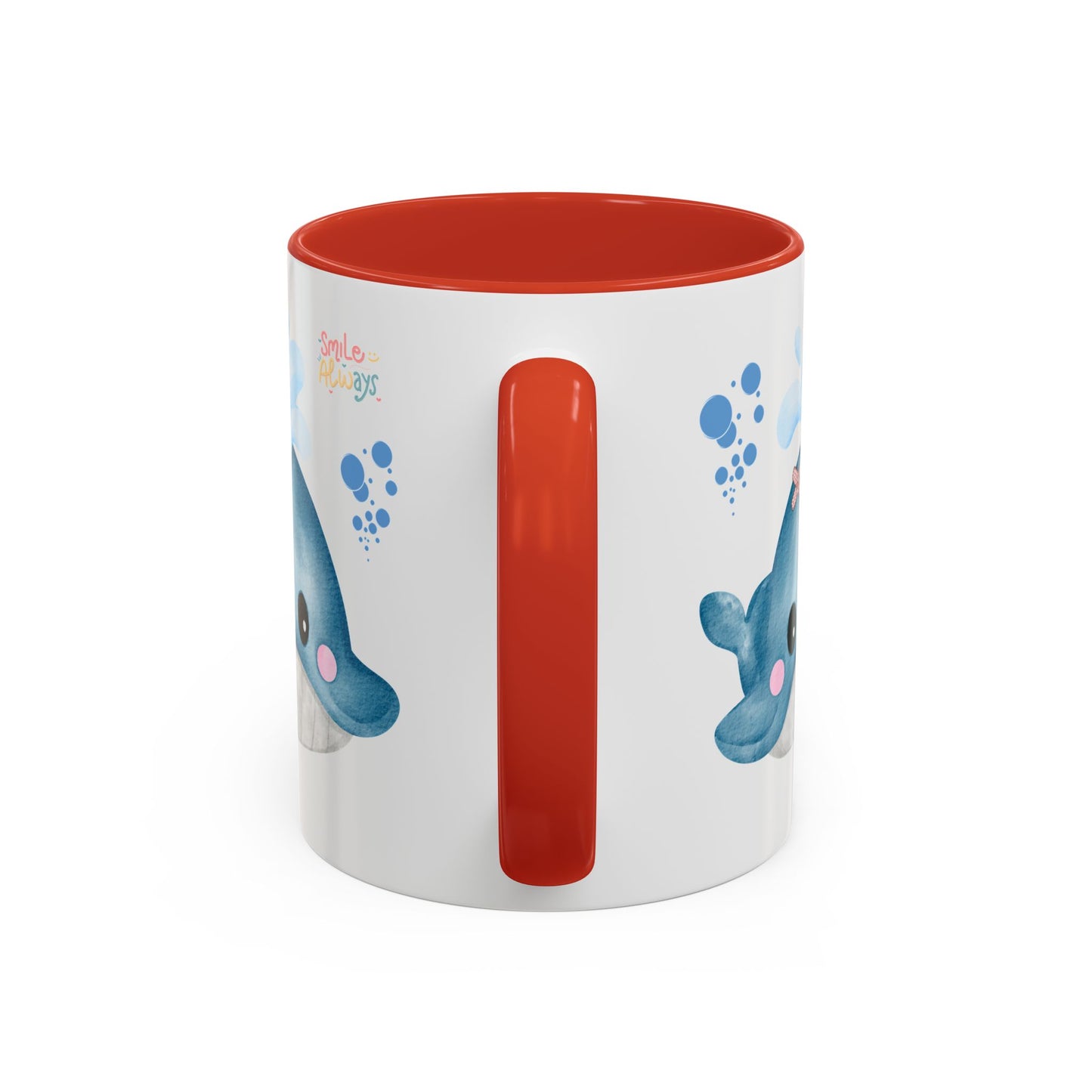 Whale with a bandage and bubble Coffee Mug