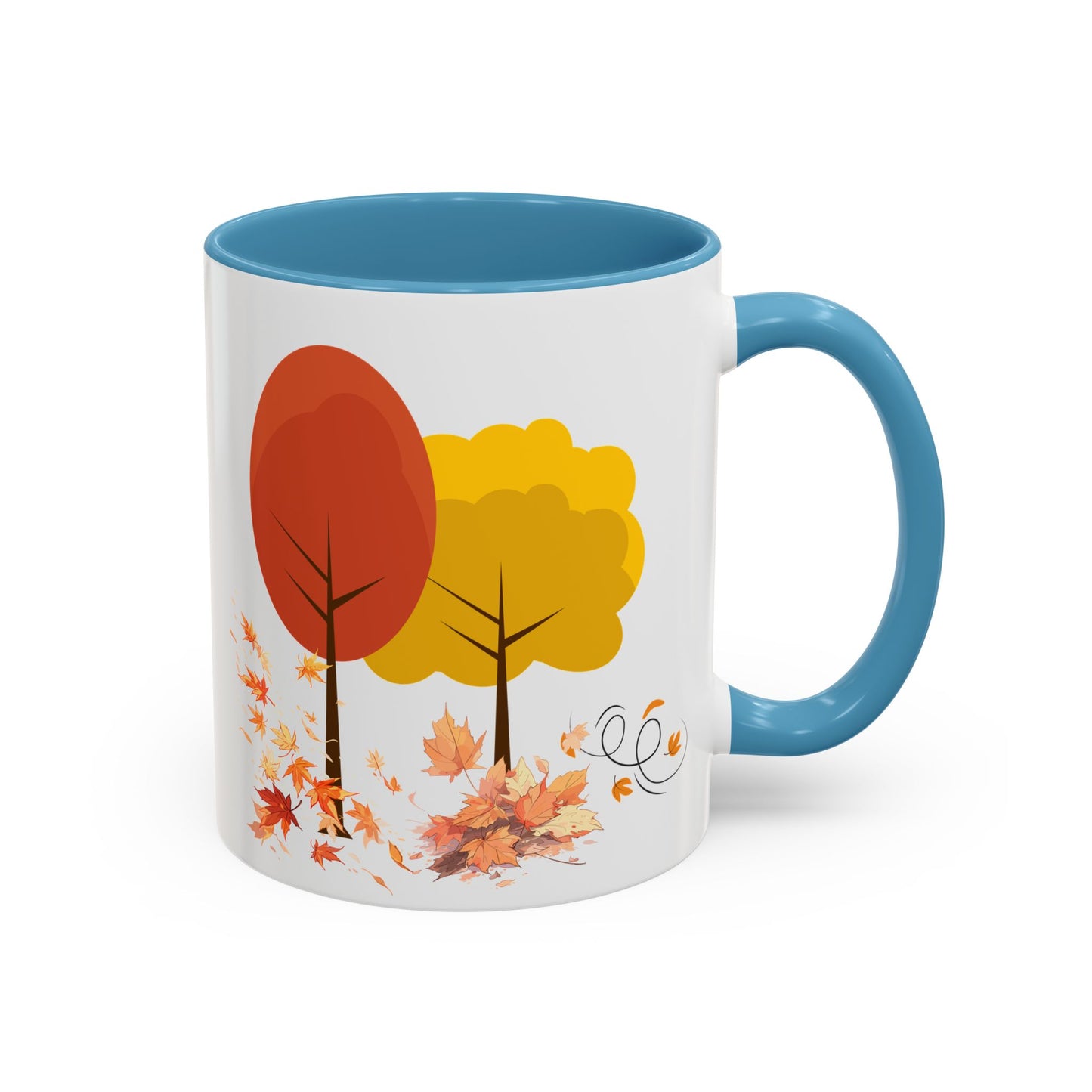 Autumn Leaves Coffee Mug - Cozy Seasonal Drinkware