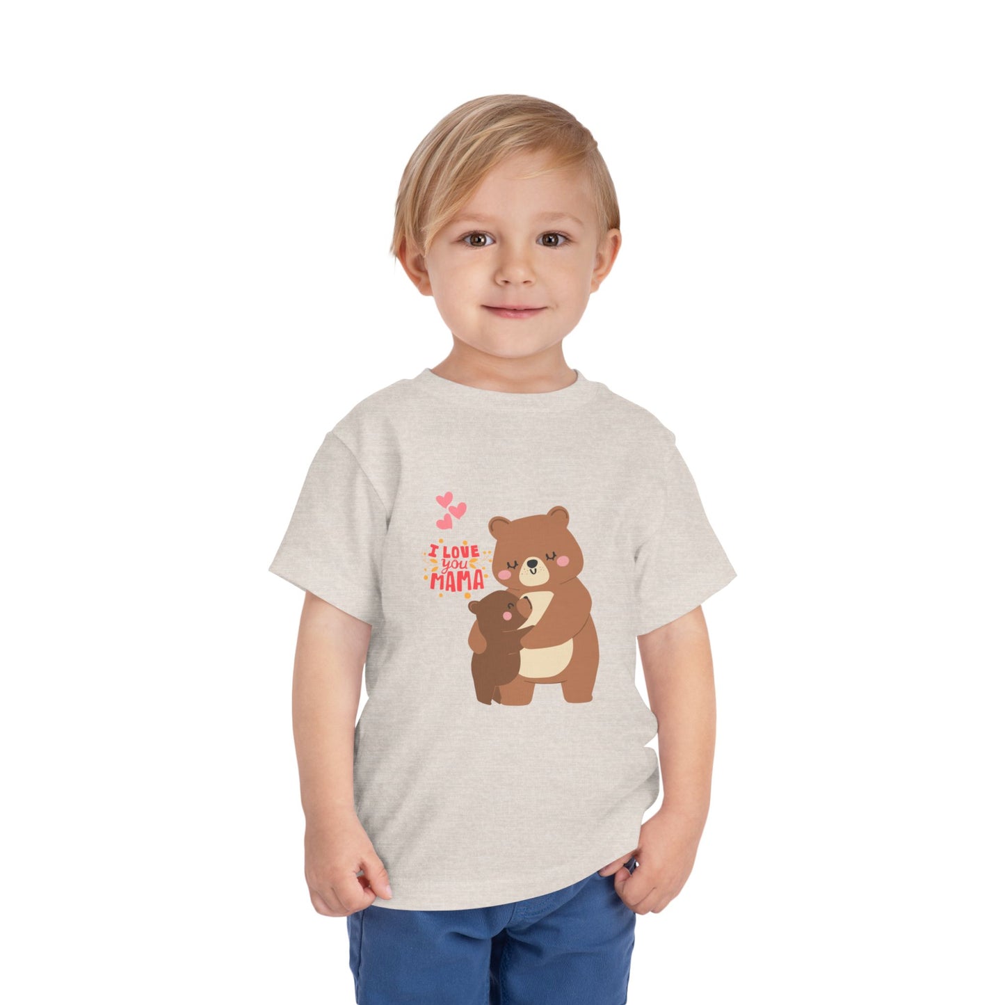 Bear Hug Toddler Tee - Cute, Soft, Comfortable, Perfect for Gifts, Playdates, Family Events, and Summer Celebrations