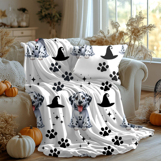 Cozy Dalmatian Print Throw Blanket - Perfect for Pet Lovers, Home Decor, Gift for Dog Owners, Snuggle Up, Fall Decor