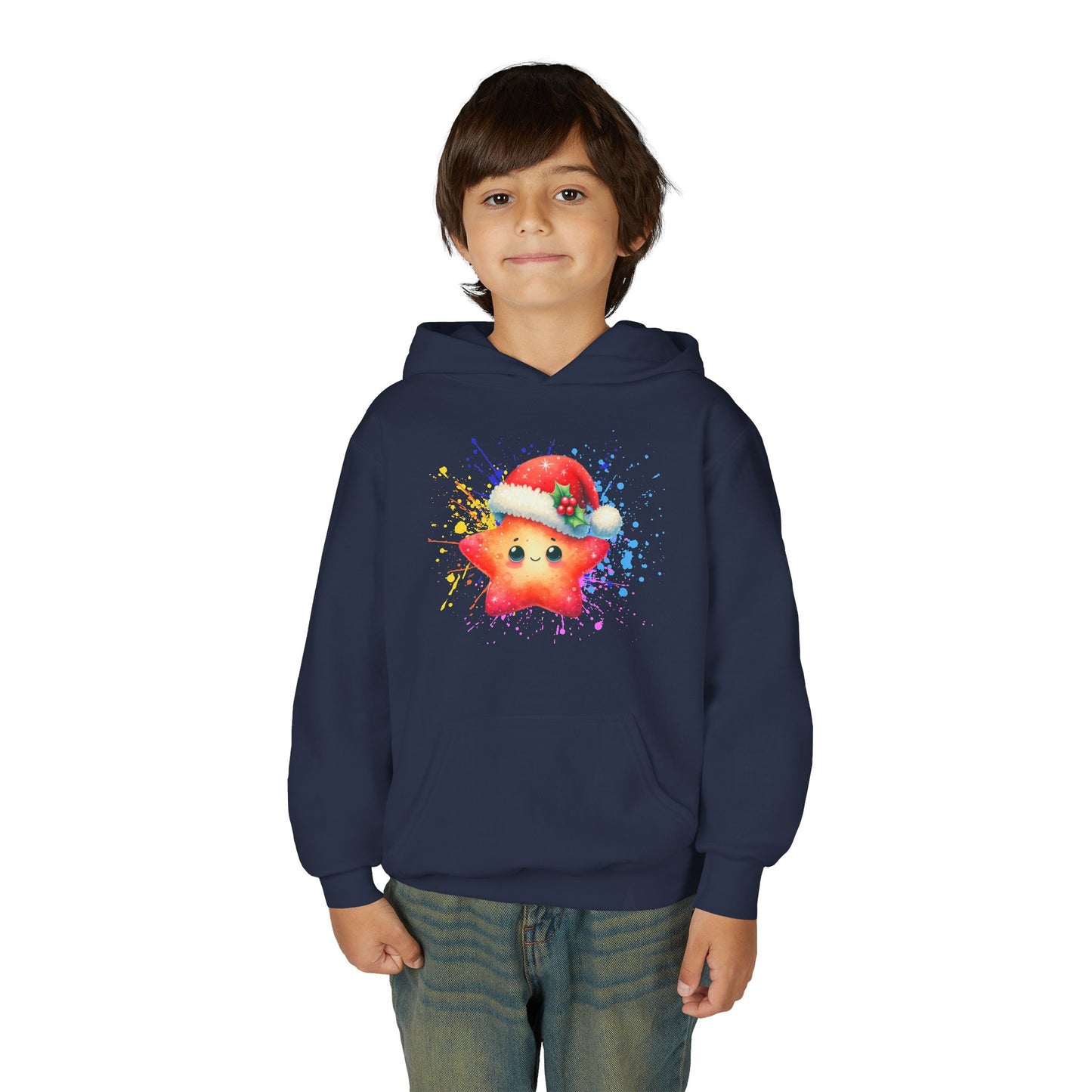 Cute Holiday Star Hoodie for Kids