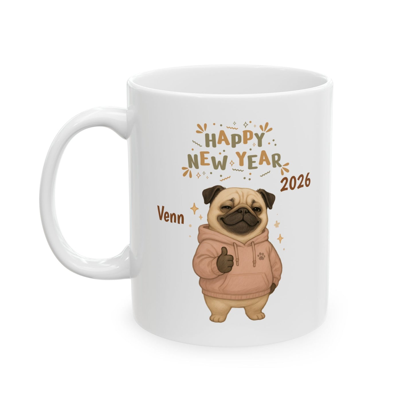 Graduation Photo Mug — Custom Name & Year 2026 Ceramic Coffee Cup (11oz, 15oz)