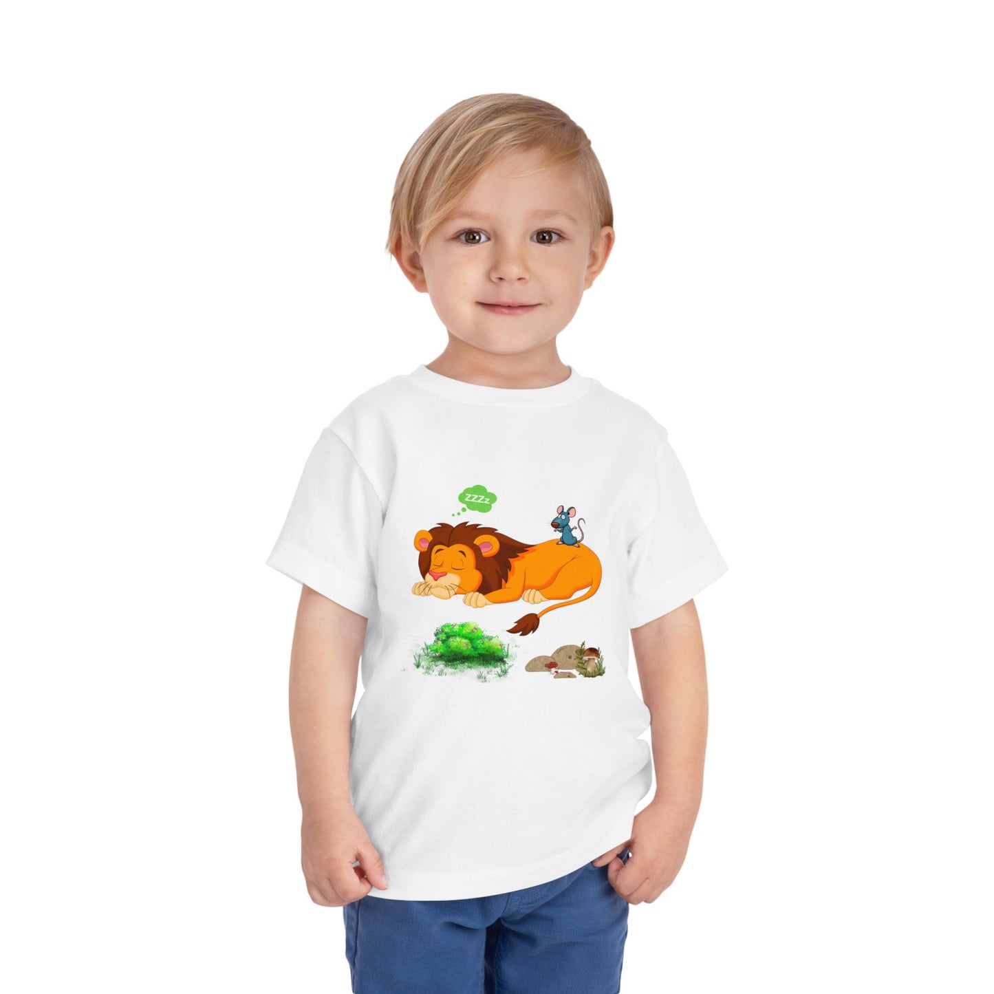 Lion Dreaming Toddler Tee, Cute Kids Shirt, Animal Lover Gift, Playful Toddler Apparel, Birthday Gift, Fun Kids Clothing