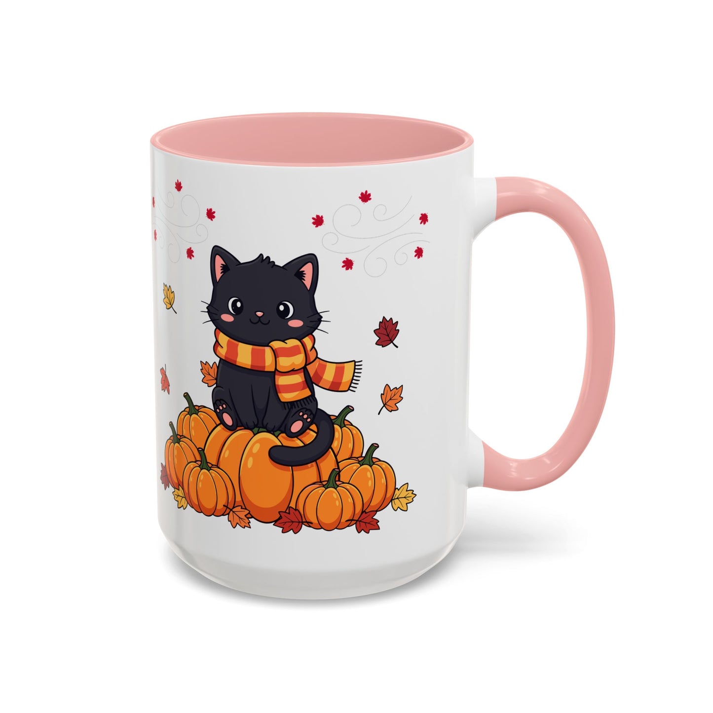 Adorable Pumpkin Cat Coffee Mug