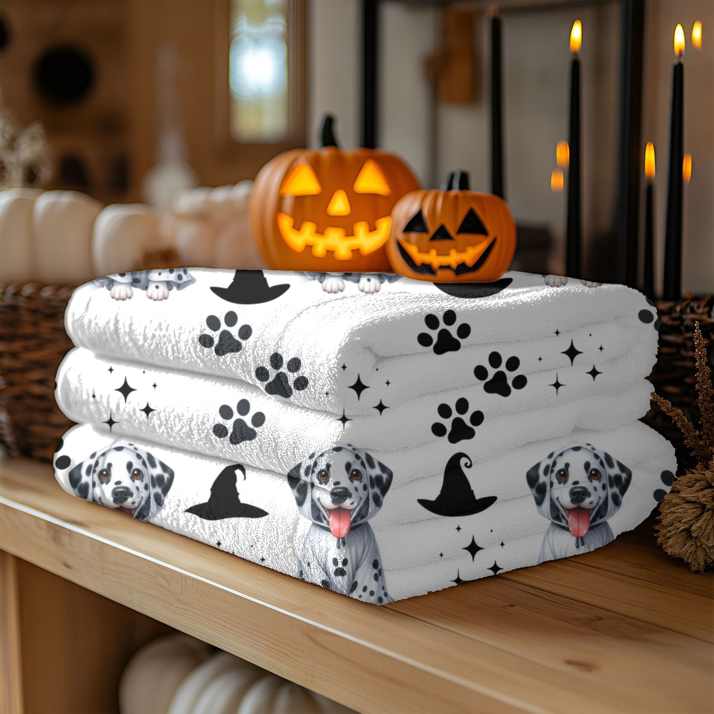 Cozy Dalmatian Print Throw Blanket - Perfect for Pet Lovers, Home Decor, Gift for Dog Owners, Snuggle Up, Fall Decor