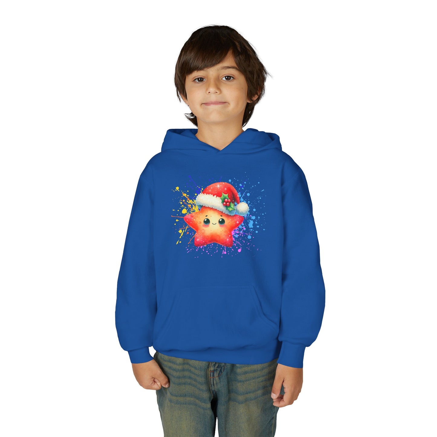 Cute Holiday Star Hoodie for Kids