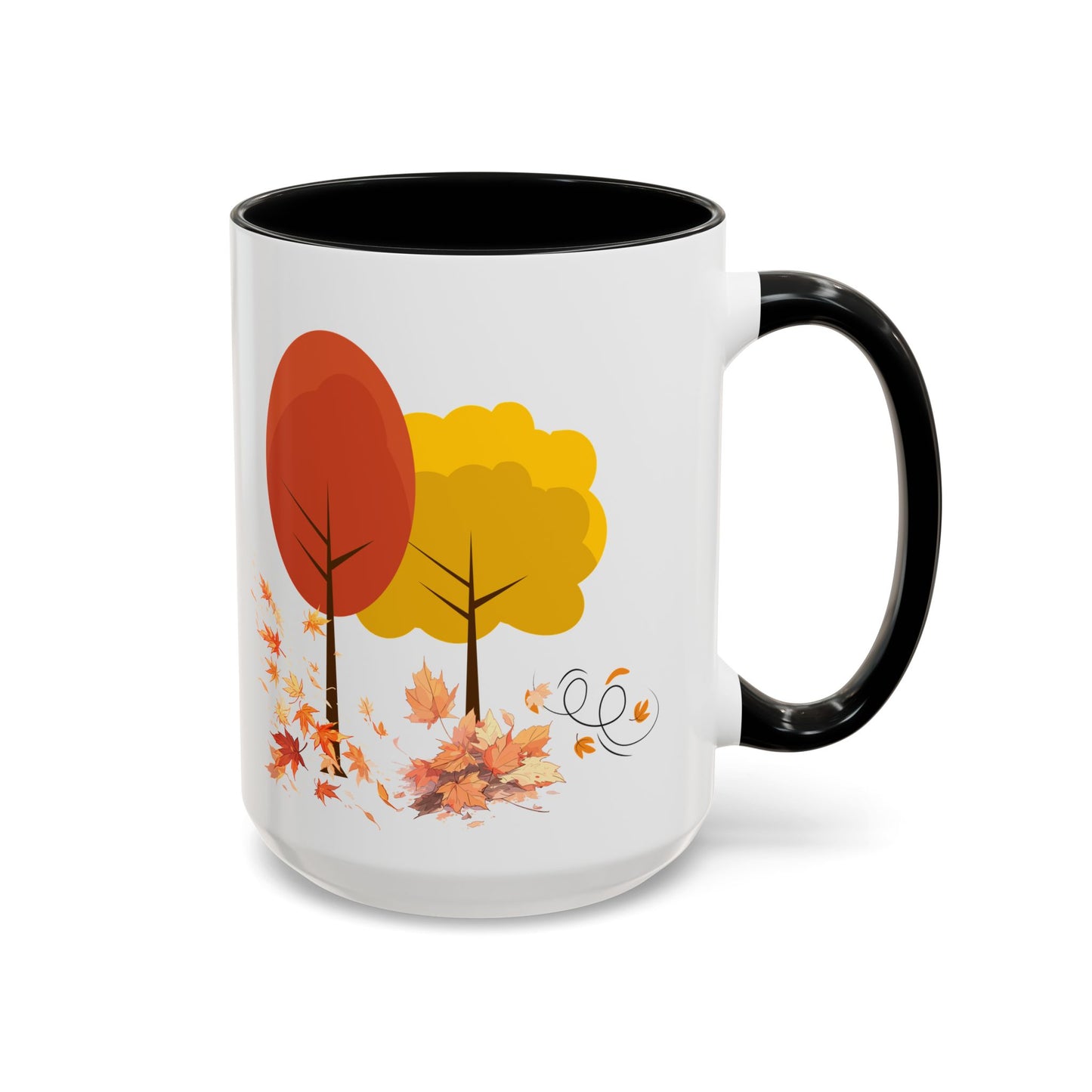 Autumn Leaves Coffee Mug - Cozy Seasonal Drinkware