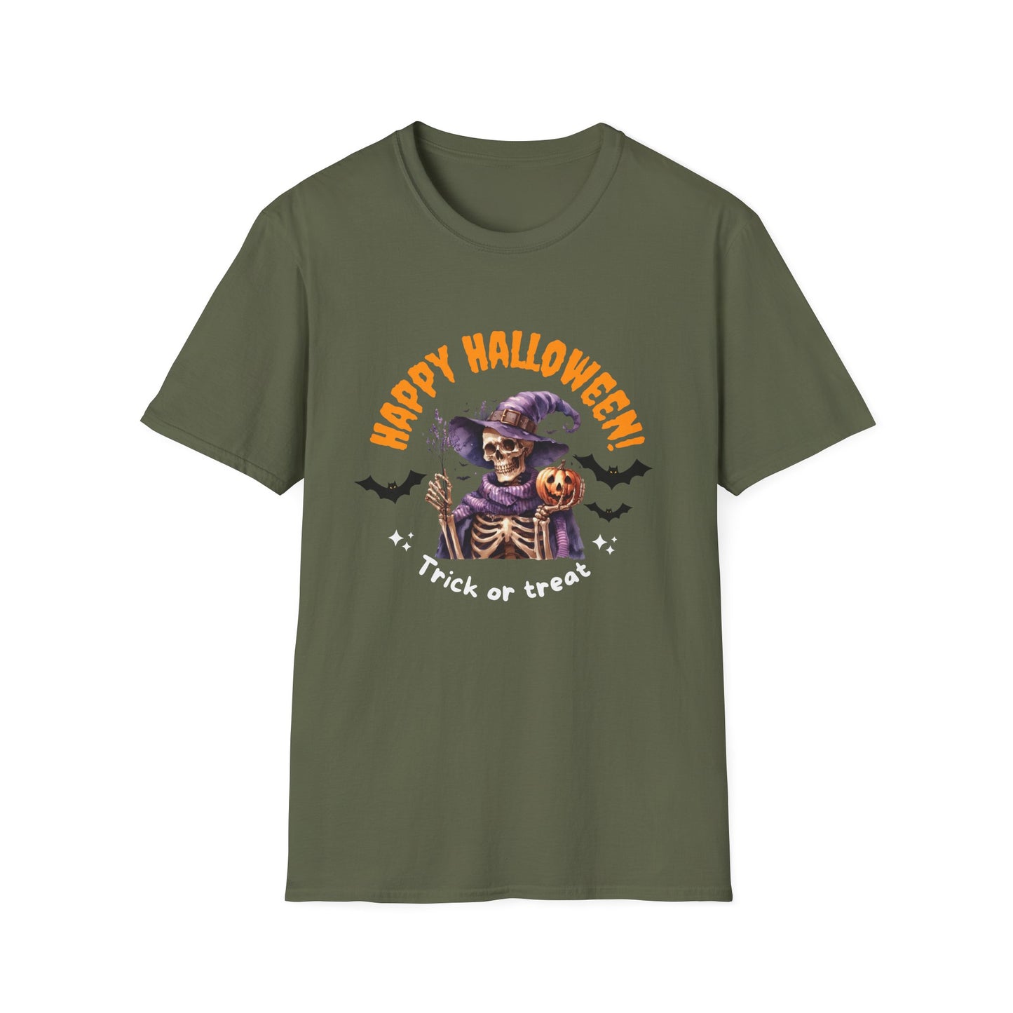 Halloween Skeleton Unisex T-Shirt, Spooky Graphic Tee, Fall Fashion, Party Wear, Halloween Costume, Gift for Friends
